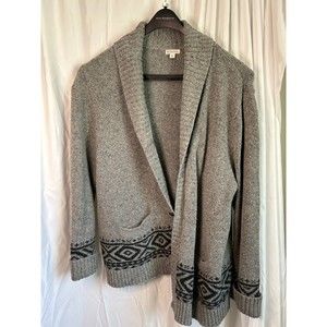 Merona Gray Cardigan Size XXL